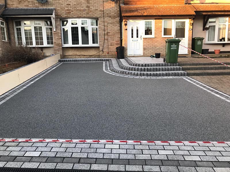 Resin bound driveway